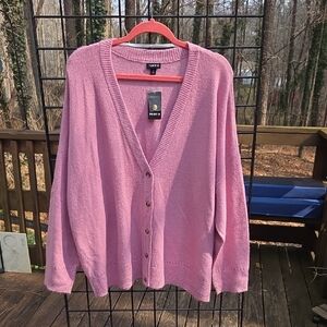 Torrid Super Soft Rose Pink Women's Button Up Cardigan